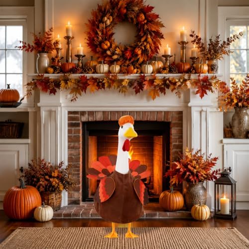 Thanksgiving Goose Outfit Turkey Goose Costume for Outdoor Garden Decor - Image 6