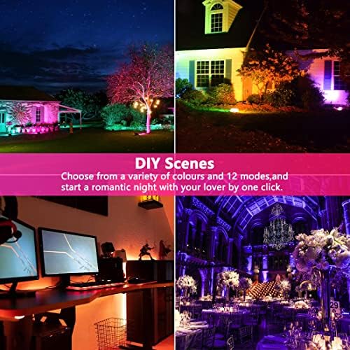Led Flood Light 30W, 300W Equivalent 3000 LM Outdoor Color Changing Lights - Image 5