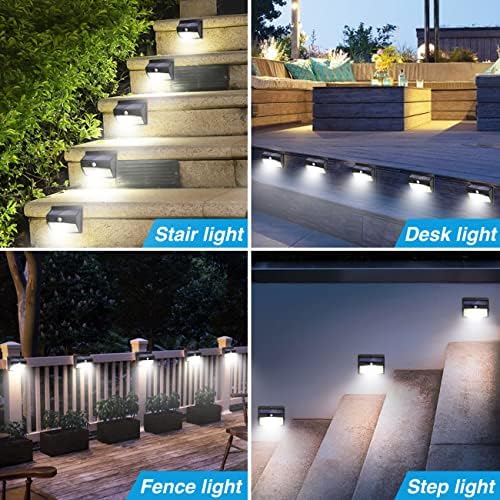 Solar Outdoor Lights, [138 LED/4 Packs] Solar Motion Sensor Security Lights with 3 Lighting Modes Solar Wall Lights Waterproof Solar Powered Lights for Garden Fence Yard Deck Garage - Image 7