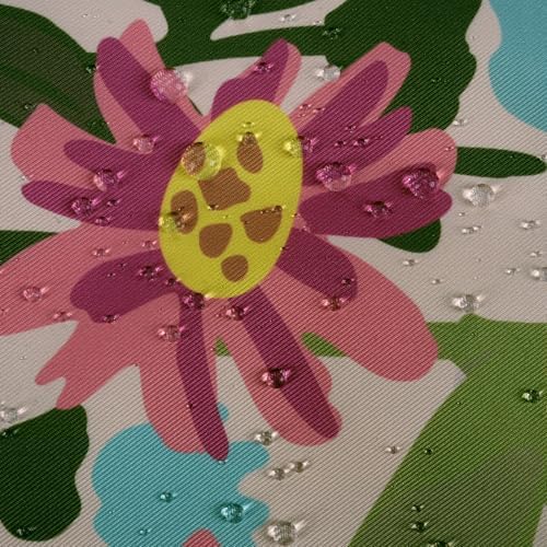 Pyonic Outdoor Pillows Covers Pack of 2 Spring Floral Waterproof Throw Pillow Covers 16X16 inch Outdoor Pillows for Patio Furniture Garden Square Outside Waterproof Pillow - Image 3