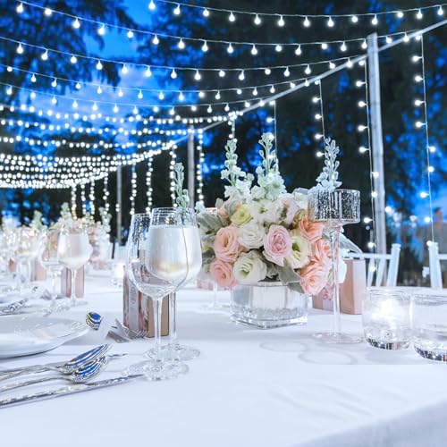 JMEXSUSS Connectable 100 LED Globe White String Lights Indoor for Bedroom - Image 6