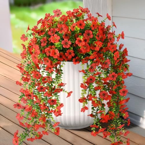 Hommyea Artificial Fake Fall Flowers Plants for Outdoors Mums Home Decor by HommyeaArtificialFlowers