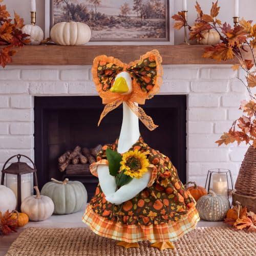 Fall Harvest Dress Porch Goose Outfits for 23 Inch Lawn Statue - Image 6
