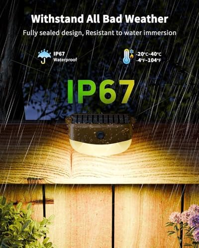 Solar Deck Lights Outdoor 12 Pack, 12 Color Changing Solar Powered Step Lighting with Remote, IP67 Waterproof Led RGB Colors Lamp for Outside Fence, Step, Stair Railing, Wall, Patio, Pool - Image 6