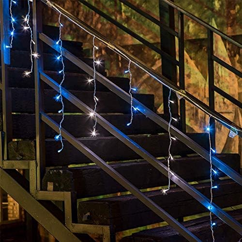 Christmas Icicle Lights Outdoor,300 LED 33FT Hanging String Lights - Image 6