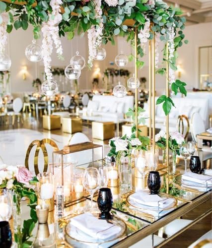 36Pcs Artificial Wisteria Flowers 3.6 Feet/Piece White Dense Artificial Fake Wisteria Vine Ratta Hanging Garland Silk Flowers String Home Party Wedding Decor(White-Dense) - Image 6