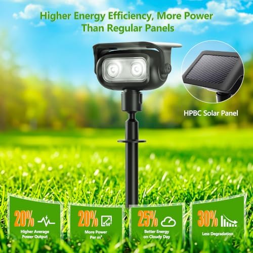 Brizled Solar Powered Outdoor Halloween Spot Lights 10 Pack Color Changing - Image 5