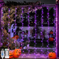 JMEXSUSS 200 LED USB Purple Halloween Lights, 6.5ft x 6.5ft by JMEXSUSS
