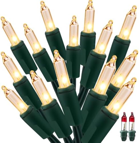BrizLabs Steady & Twinkle Christmas Lights 100-ct Clear Mini Light String by BrizLabs