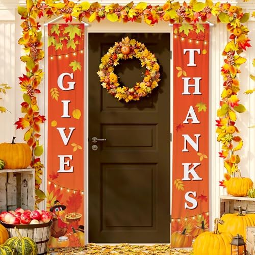 KatchOn Give Thanks Banner 72x12 Inch by KatchOn