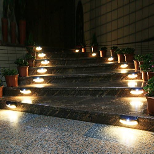 Solar Step Lights Outdoor, Motion Sensor Lights, Copper Outdoor Step Lights - Image 7