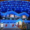 504 LED 50FT Christmas Lights, 112 Drops Icicle Lights with 12 Modes by XIKENGSHQ