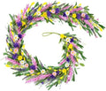 6.5Ft Wildflower Garland, Artificial Wildflower Floral Garland with Daisy Flowers, Fake Flower Garland for Wedding Arch, Mantle Fireplace, Summer Home Decor by Unknown