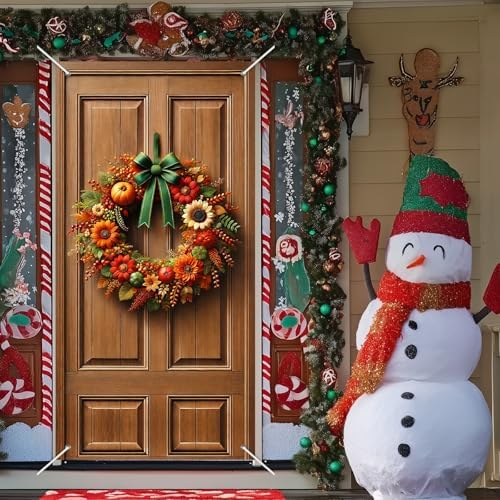 BlissYard Autumn Harvest Door Banner Set 35 x 71 Inch - Image 6