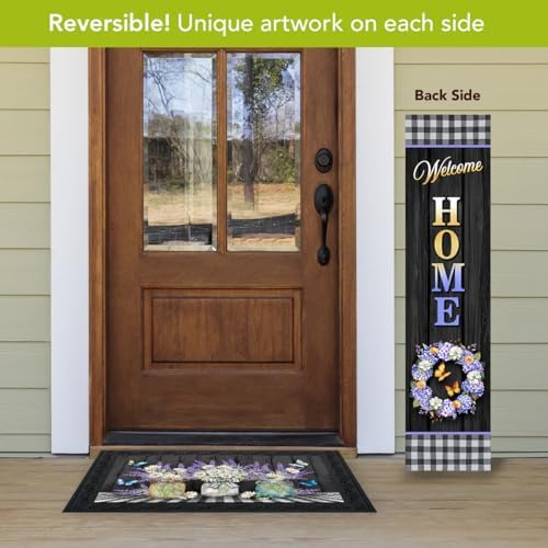 Briarwood Lane Spring Double Sided Reversible Pine Porch Leaner 47x9.5 Spring Dance For Spring Porch Leaner - Image 3