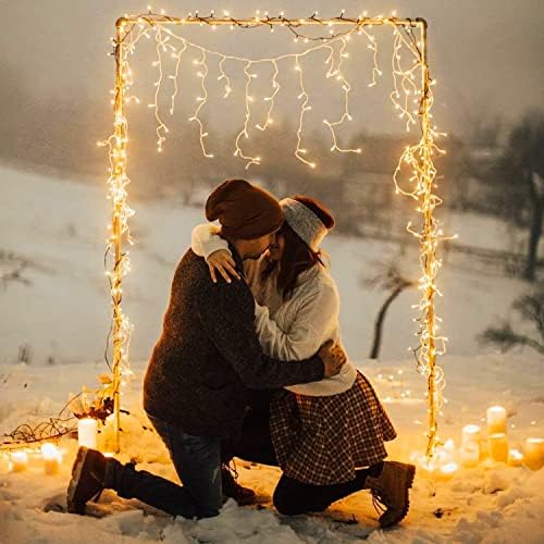 JMEXSUSS 200 LED Icicle Lights for Outside - Image 4