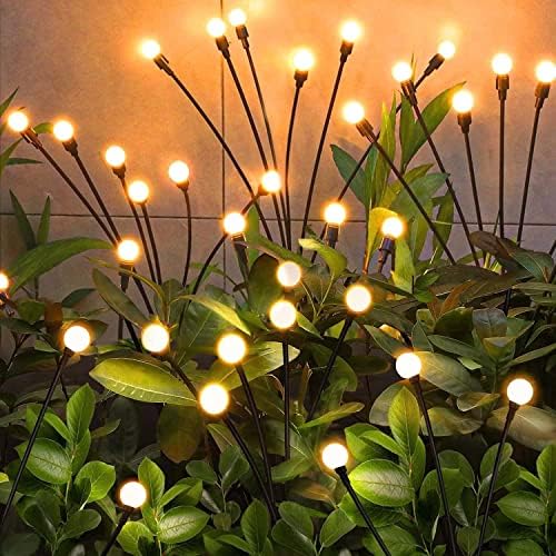 NBQQ Solar Garden Lights Outdoor, 2 Pack Swaying Light Waterproof by NBQQ