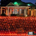 YEGUO 360 LED Orange Halloween Net Lights Outdoor Waterproof by YEGUO