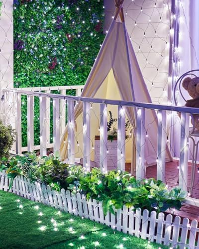2 Pack 12×5FT 360 LED Christmas Net Lights Outdoor Mesh Lights Waterproof - Image 3