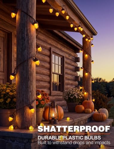 SUNSGNE Acorn String Lights for Fall Decor, 8.5FT Thanksgiving Lights - Image 5