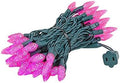 Novelty Lights 24 Feet 70 LED True Twinkle Pink Outdoor Christmas Lights by NoveltyLights-LightExperts