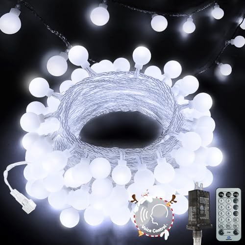 Connectable 43FT 100LED Globe String Lights Indoor, Smart Classroom Lights by LORRYTE