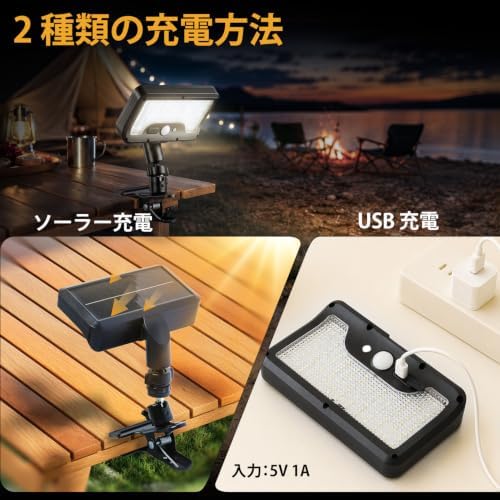 Clip-On Solar Lights, Wall Mount Motion Sensor Outdoor Light, 2 Pack - Image 4