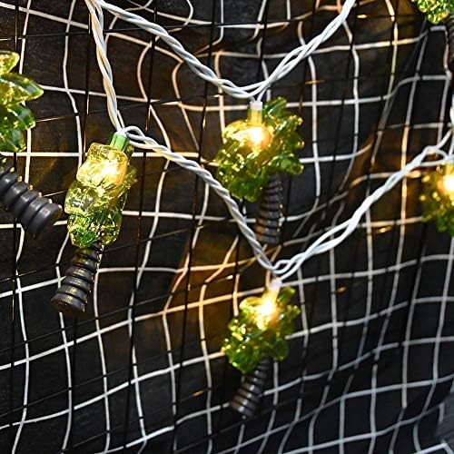 SUNSGNE 8.5Feet Palm Tree Patio Lights String - Summer Patio String Lights, Beach Themed Party Decorations, Tropical Party Decorations, Indoor Fun Lights, Birthday String Lights - Image 6
