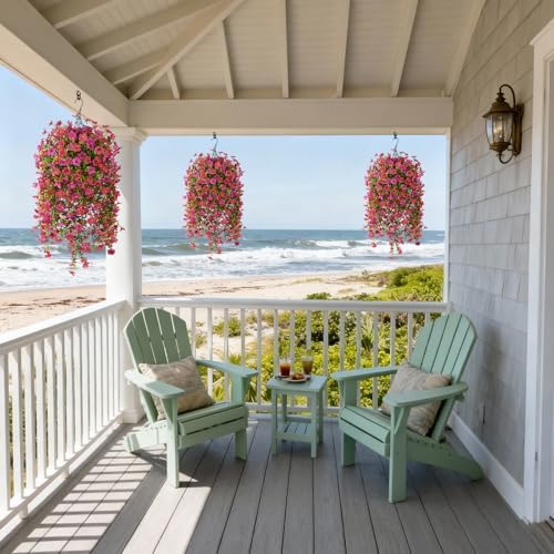 Homsunny Artificial Hanging Flowers for Spring Home Outdoor Decor - Image 6