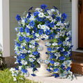 INQCMY Artificial Fake Flowers Plants for Outdoor Spring Summer Decoration by INQCMYPlantRack