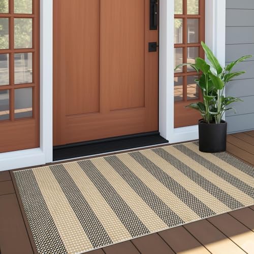 OJIA Front Door Rug 24"x51" Outdoor Doormat Washable Door Mats Porch Rug by OJIA