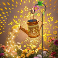 Solar Lights Outdoor Waterproof, Hummingbird Solar Watering Can with Lights by VOOKRY
