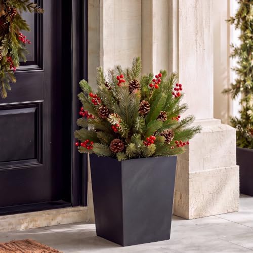 Daifunli 6 Pcs Christmas Artificial Pine Branches for Outdoor Outside - Image 4