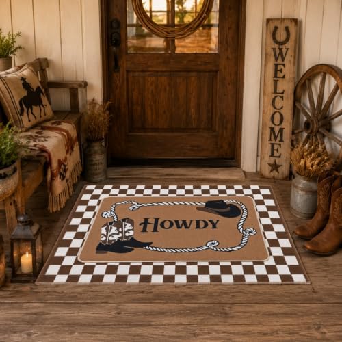 24" X 36" Western Howdy Layered Doormat Set for Front Door - Image 3
