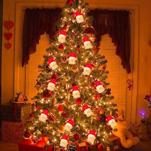 Christmas Snowman String Lights , 8.5Ft Christmas Decorations String Lights Indoor with 10 Cute Snowman Head Lights, Hanging Snowman Fairy Lights UL Listed for Outdoor Christmas Holiday Party Decor - Image 7