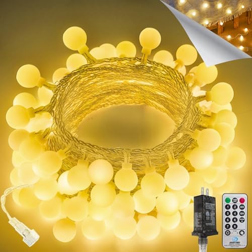 LORRYTE Connectable 43FT 100LED Globe String Lights Indoor, Classroom Light by LORRYTE