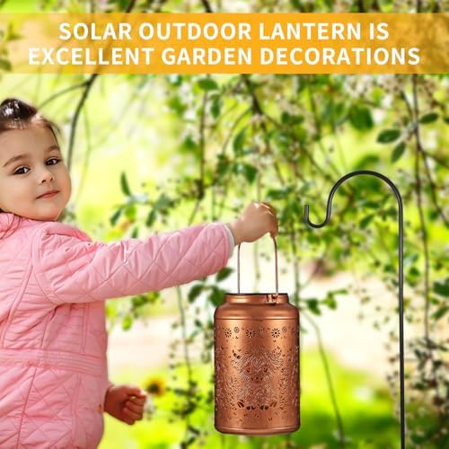 Solar Lanterns Outdoor Waterproof Garden Decor Gifts for Women Mom - Image 5