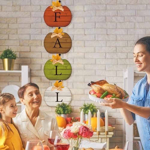 Vicenpal Fall Signs Thanksgiving Porch Decor, Multicolor, Pumpkin - Image 6