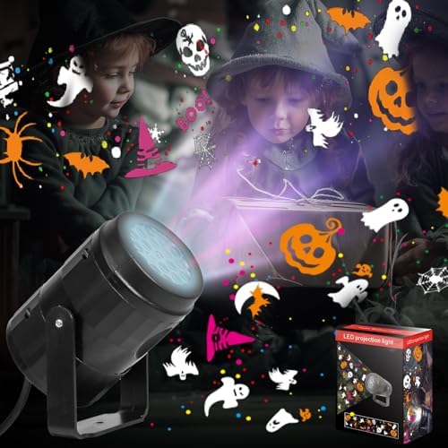 Halloween Projector Lights Outdoor Indoor, Waterproof Halloween Light for Window, Ground, Roof, Wall, Cemetery, Halloween Decor for Halloween Party Garden Decorations - Image 7