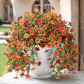 Artificial Fall Hanging Flowers Faux Mums for Outdoor Outside Decoration by HomeD%C3%A9cor