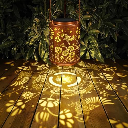 Solar Lanterns Hanging Waterproof Birds Garden Decor Solar Lights - Image 4