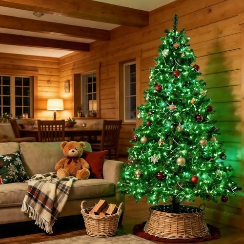 LAMPHOME 200 LED 66FT Green St Patricks Day String Lights, Christmas Fairy Lights with 16 Lighting Modes, String Mini Light Plug in for Indoor Outdoor Tree Garden Wedding Party Decoration - Image 6