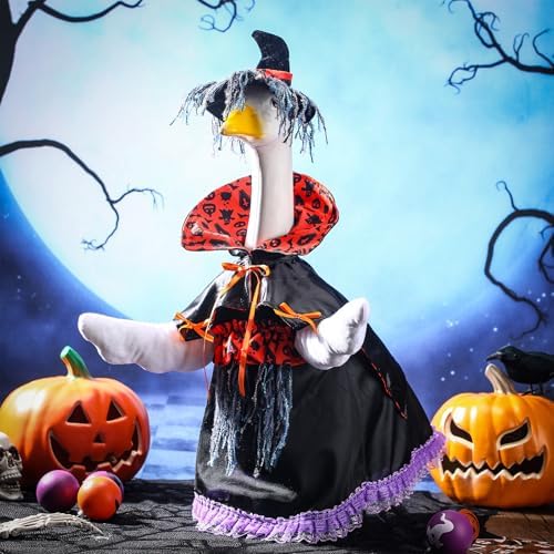 Cutecrop Christmas Goose Outfit 23", Black, Halloween Witch - Image 5