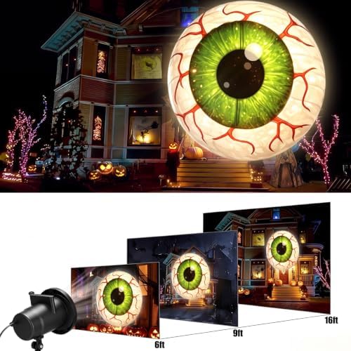 Halloween Projector Light Outdoor 3D Eyeball Scary - Image 3