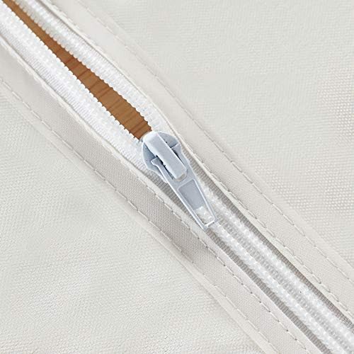 LUSHVIDA Rectangle Outdoor Tablecloth with Umbrella Hole 60x84 Inch Beige - Image 4