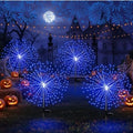 Tujoe 4 Pack Halloween Outdoor Decoration Solar Firework Lights,Blue by Tujoe