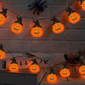 GOOTHY Halloween Pumpkin Hat String Lights, 8.5Ft Outdoor Halloween Decorations String Lights with 10 LED Jack-O-Lantern Light, Plug in Hooded Pumpkin Lights for Indoor Window Patio House Party Decor by Goothy