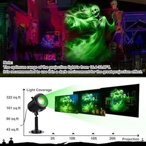 Aurelema 12 in 1 Halloween Projector Lights Outdoor 2026 Upgrade - Image 4