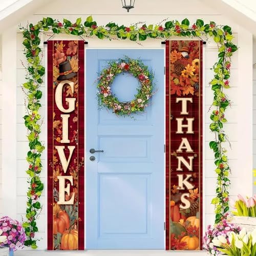 BlissYard Thanksgiving Porch Banner 12x71 Inch - Image 4