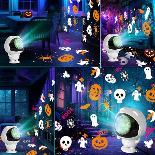 Halloween Projector Lights Outdoor/Indoor, Led Lights Projector for Halloween Decorations, Holiday Projector for Halloween Party,Newly Upgraded Halloween Indoor for Home - Image 4
